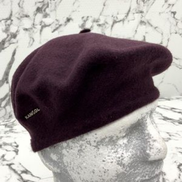 Men's Kangol Plum Wool Mod Sh/Pro Beret Hat NWT - Picture 2 of 4